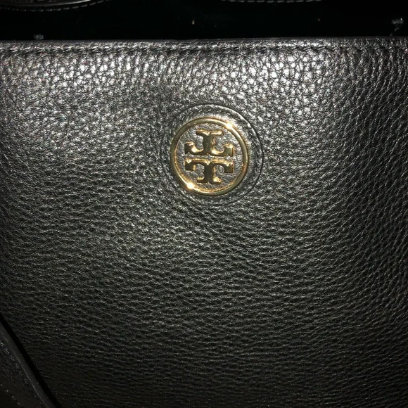 Brand new Tory Burch black leather tote - Picture 2 of 9